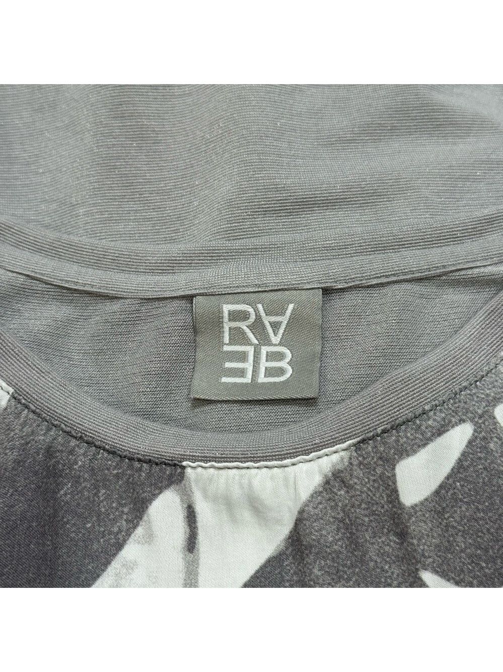 Rabe Botanical Print Metallic T-Shirt, Grey and white - Picture 6 of 9